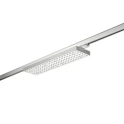 3-phase spot BALI MEGA DA 25°/25° DALI-2 - 58.7CM rotatable, DALI controllable, with lens optics IP20, silver matt dimmable