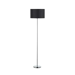 Standerlampe med skærm E27, rød, hvid dæmpbar