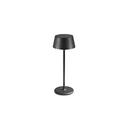 Solar bordlampe CAMPANA med USB tilslutning, med batteri IP54, sort