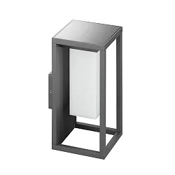 Solar væglampe RUBI  omskiftelig LED IP54, grå 
