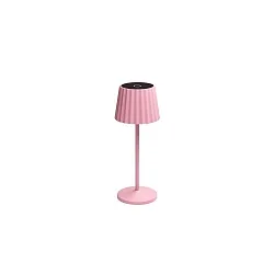 Batteri bordlampe REIRO IP54, pink dæmpbar