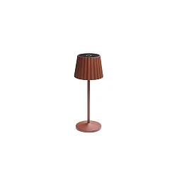 Batteri bordlampe REIRO IP54, brun dæmpbar
