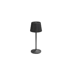 Batteri bordlampe REIRO IP54, sort dæmpbar