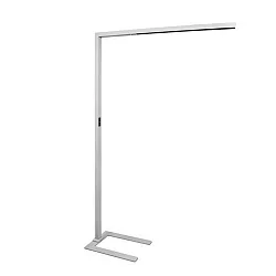 Standerlampe BEVON med bevægelsesdetektor LED IP20, sølv