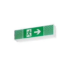 Nødlampe EKW ensidig IP54, hvid