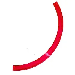 dekorativt element SUNNY MINI / 33CM sæt med 3, rød