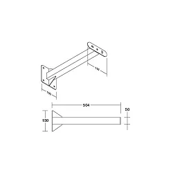 Pol fletningsholder MATRIX MINI
