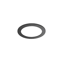 Ring MUNA MICRO rund, sort mat