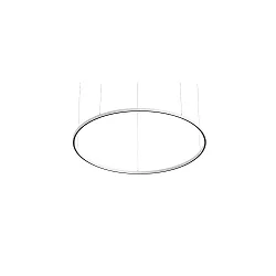 Pendel DEVON Ø 180CM til VDU-arbejdsstation, DALI styrbar IP20, pulverlakeret, hvid mat dæmpbar