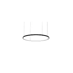 pendant luminaire ANDROS IN Ø 120CM DALI controllable IP20, powder coated, black matt dimmable