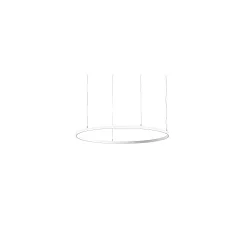 Pendel ANDROS OUT Ø 120CM kan styres via Matter IP20, pulverlakeret, sort mat dæmpbar