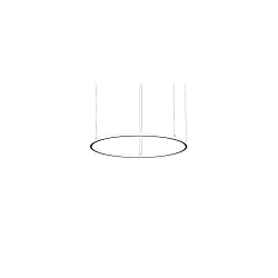 pendant luminaire ANDROS IN/OUT Ø 120CM DALI controllable IP20, powder coated, black matt dimmable