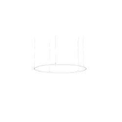 pendant luminaire ANDROS IN/OUT Ø 180CM Bluetooth controllable IP20, powder coated, white matt dimmable
