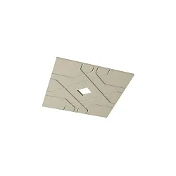Akustisk element SILENTIUM (STRUCTURE) 89.5CM firkantet, symmetrisk, creme
