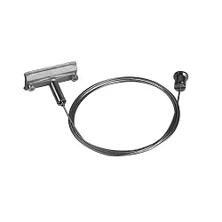 Ceiling mounting set, rope suspension with quick release/lock, Ø 1.2mm, 300cm
