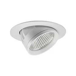 Indbygningslampe ARTEMIS MAXI rund, drejelig, omskiftelig LED IP20, sølv  42W 5291lm 3000K CRI 90-100