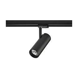 Skinne spot IP20, blank, sort 