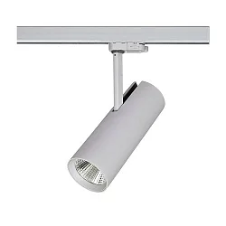 Skinne spot IP20, blank, sølv 