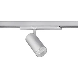 Skinne spot TRAXX MICRO rund, drejelig, omskiftelig LED IP20, sølv 