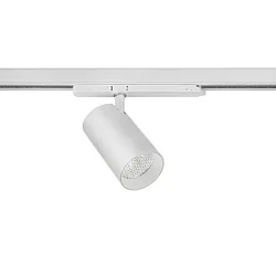 Skinne spot TRAXX MAXI rund, drejelig, omskiftelig LED IP20, hvid 