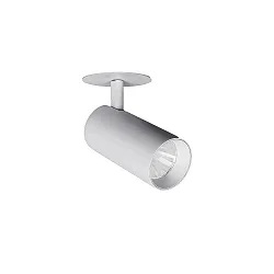 spot TRAXX MINI swivelling, rotatable, direct IP20, silver dimmable
