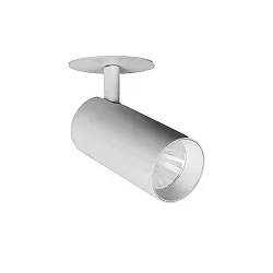Spot TRAXX MINI rund, svingbar, drejelig, omskiftelig LED IP20, sølv 
