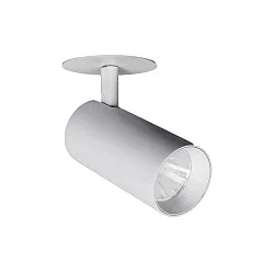 Spot TRAXX MIDI rund, svingbar, drejelig, omskiftelig LED IP20, sølv 