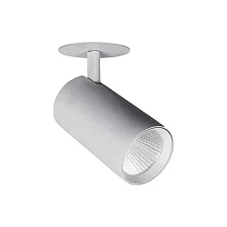 Spot TRAXX MAXI rund, svingbar, drejelig, omskiftelig LED IP20, sølv 