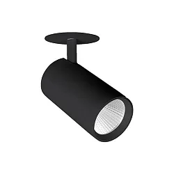 Spot TRAXX MAXI rund, svingbar, drejelig, omskiftelig LED IP20, sort 