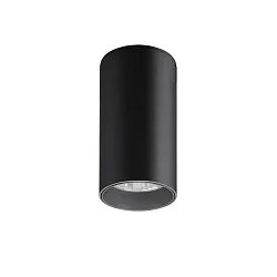 Downlight TRAXX MIDI rund, omskiftelig LED IP20, sort 