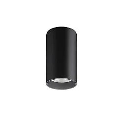 surface luminaire TRAXX MAXI round, direct IP20, black dimmable