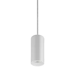 pendant luminaire TRAXX MICRO round, switchable LED IP20, silver 