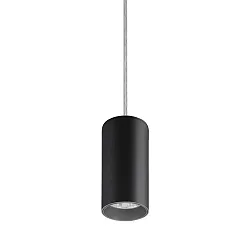 pendant luminaire TRAXX MINI round, switchable LED IP20, silver 