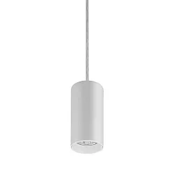 pendant luminaire TRAXX MINI round, switchable LED IP20, silver 