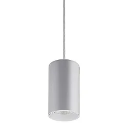 Pendel TRAXX MAXI rund, omskiftelig LED IP20, sølv 