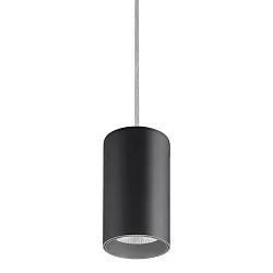 Pendel TRAXX MAXI rund, omskiftelig LED IP20, sort 
