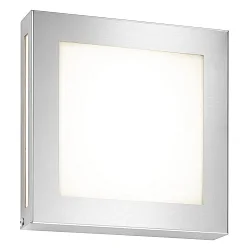 Udendørs wall luminaire 22 x 22 firkantet IP44, rustfrit stål 