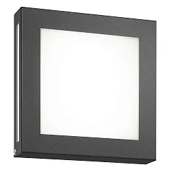 Udendørs wall luminaire 22 x 22 firkantet IP44, antracit 