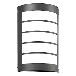 Udendørs wall luminaire lang, halvrund, med sensor, med gitter IP44