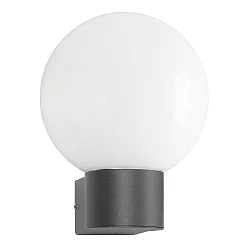 Udendørs wall luminaire AQUA BALL rund E27 IP44, antracit 
