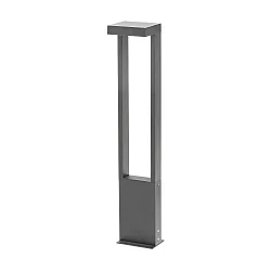 Udendørs stativlampe down, firkantet IP65, antracit