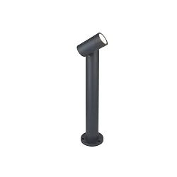 Udendørs stativlampe 1-flamme, cylindrisk, vipbar GU10 IP65, antracit