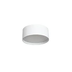 Udendørs loftlampe Ø 12CM rund, CCT Switch, med diffuser IP44, pulverlakeret, hvid