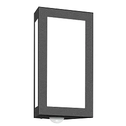 Udendørs wall luminaire AQUA LONG lang, med bevægelsesdetektor E27 IP44, antracit
