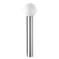 Udendørs stativlampe AQUA BALL stor, rund, balleformet E27 IP44, rustfrit stål børstet