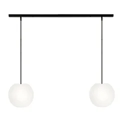 Pendel ACAI 21 2-flammer E27 IP20, mat, opal hvid dæmpbar