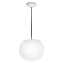 pendant luminaire ACAI 26 1 flame E27 IP20, mat, opal white dimmable