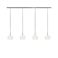 Pendel BALL S, 4x E27, IP20, opal hvid matt