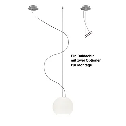 Pendel BALL, E27, IP20, opal hvid matt