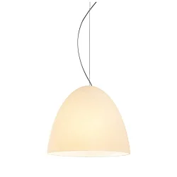 Pendel BELL, E27, IP20, hvid-sand-hvid
